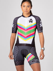 Chevron Race Fit Cycle Jersey